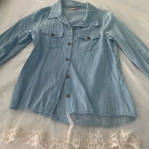 fun denim shirt